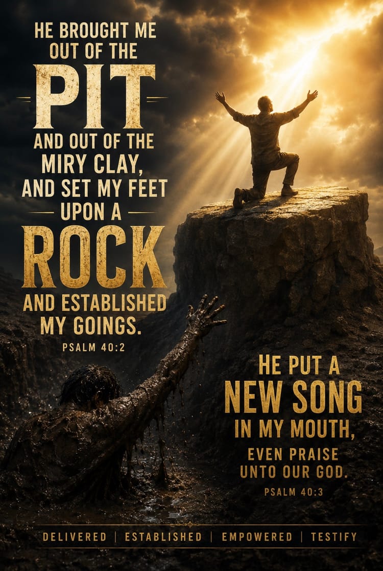 POWERFUL PRAYER TO COME OUT OF THE PIT AND ONTO THE ROCK!